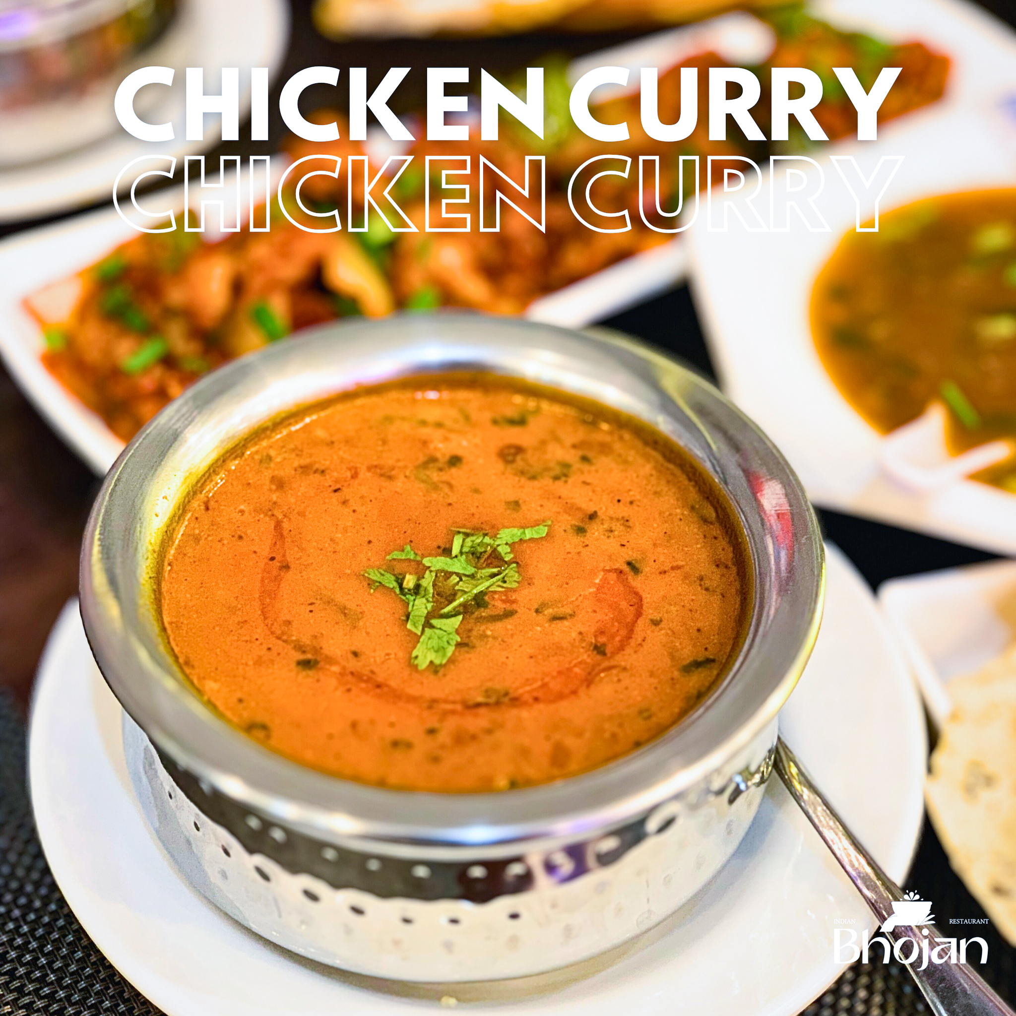 Indian chicken curry at Bhojan Restaurant Da Nang